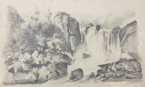 Cascade des alpes - cascade,