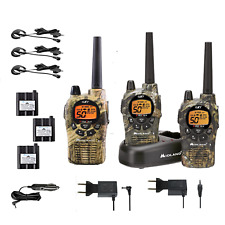 Lot De 3 Talkie-Walkie Midland GXT1050+Chargeurs+Écouteurs 5W 56KM