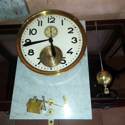 Glossy clock 1950s industrial