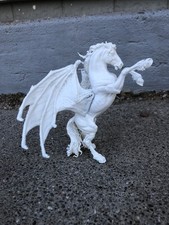 Breathtime Friesian Dragon Pegasus Horse Resin Model Lenz Cm Custom Primed 5”