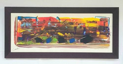 Toile tableau abstraction - toile,