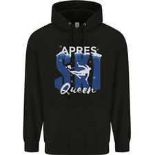 Apres Ski Queen Skiing Winter Sports Mens Sweatshirt À Capuche