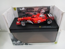 RARE G9727- FERRARI F2005 black nose #1 M.Schumacher 2005 HOTWHEELS 1/18