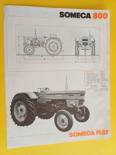 Feuillet tracteur someca - feuillet,