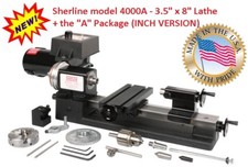 SHERLINE 4000A 3.5" X 8" LATHE