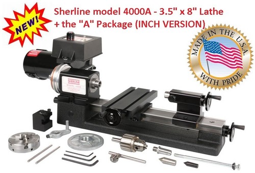 Sherline 4000a 8 - sherline, lathe