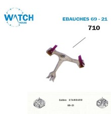 Fourche à palette pour mouvement EBAUCHES 69-21/ 69-N/69 Swiss Made Part N° 710.