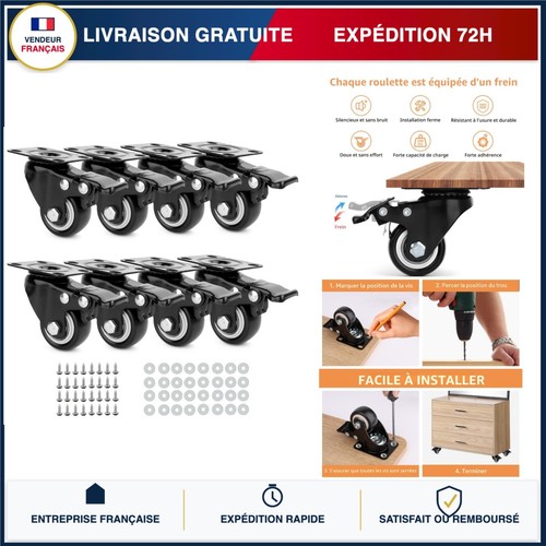 Lwmtt roulettes meubles 40mm - lwmtt, 8