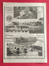 Pub de presse  1919 Automobile