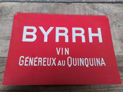 Porte menu byrrh vintage bar - menu,