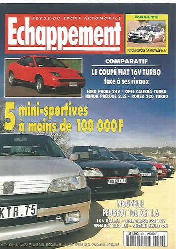 Echappement 306 coupe - echappement, n°306