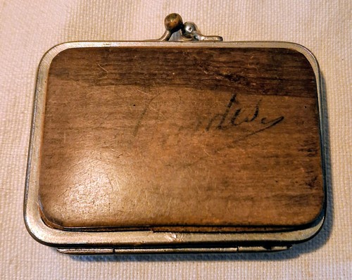 Porte monnaie souvenir bois - souvenir, en