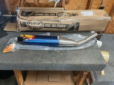 FMF 044445 4.1 RCT Slip on Exhaust Titanium Anodized W/ Carbon End Cap Yam 18-26