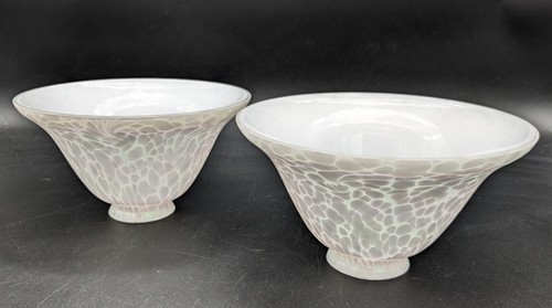 Superbe paire tulipe lustre - de,