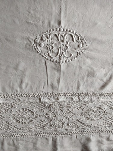 Drap ancien lin fin - lin, –