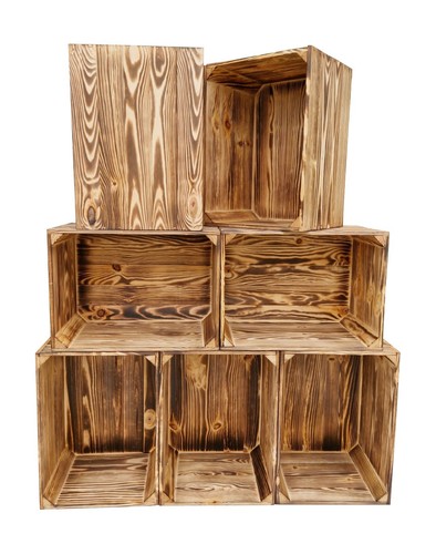 Caisses bois 40x30x24 cm - 40x30x24,