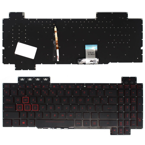 Clavier rétro éclairé pour - rétro-éclairé,