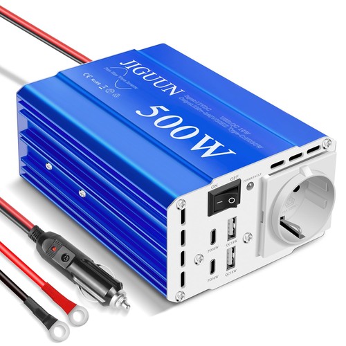 Jiguun 500w convertisseur 12v - 500w,