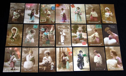 Cpa 1910 femme étole - cpa,