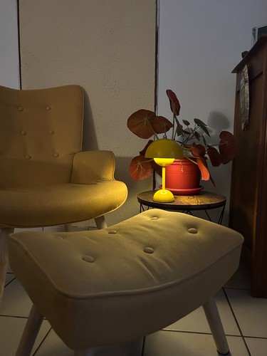 Vintage lampe champignon - vintage,