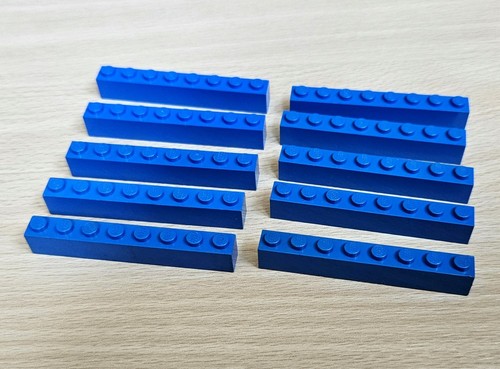 Lego 3008 10x briques bleues - 10x,