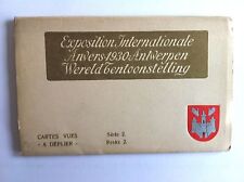 Exposition Internationale ANVERS 1930 Carnet Cartes 10 Postales Photos
