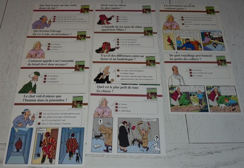Fiches atlas tintin herge - tintin,