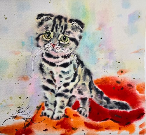 Peinture aquarelle originale