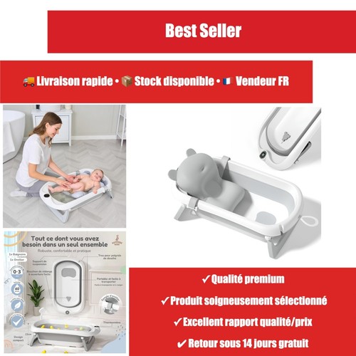 Baignoire bébé pliable xxl - bébé,