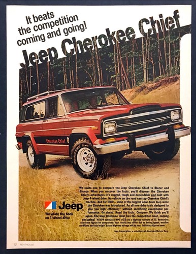 1980 jeep cherokee chief - cherokee, suv