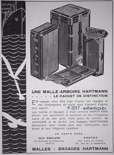 Advertisement hartmann trunk - advertisement,