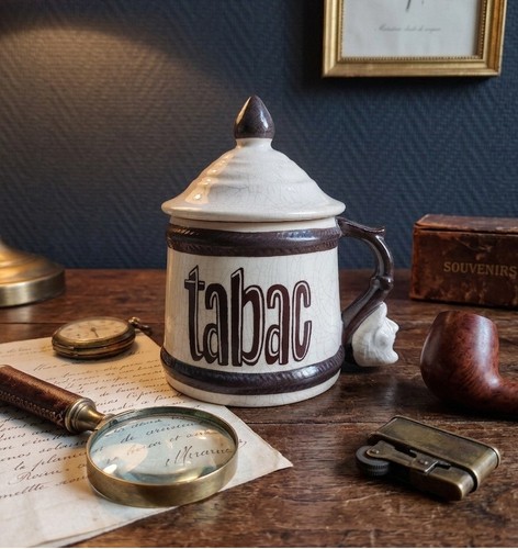 Pot tabac vintage - à,