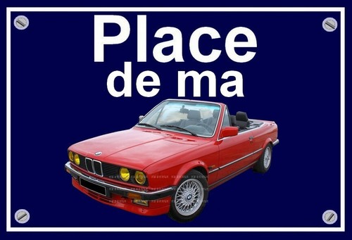 Plaque place bmw 325 - place, de