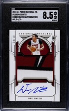 2023-24 National Treasures Dru Smith Rookie 4/10 RPA Patch Auto Gold SGC 8.5