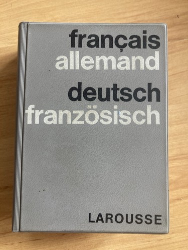 Dictionnaire francais allemand - dictionnaire, francais-allemand