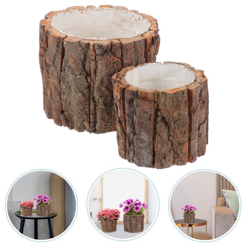 Pcs bark planter - bark,