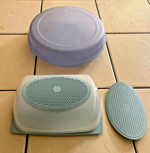 Tupperware blue serving - tupperware,