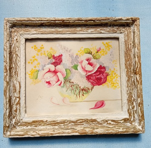 Peinture aquarelle encadre - ,