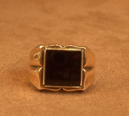 Bague ancienne chevalière art - bague,