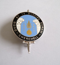 ORIGINAL MILITAIRE INSIGNE PROMOTION INFANTERIE CHERCHELL TRES BON ETAT