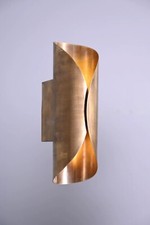 2 abat-jour incurvé clair