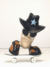 Vtg X-Concepts 2001 Tech Deck Dude DUKE Bounty Hunter Original w/Board-Magnetic