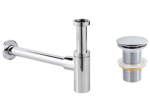 Siphon lavabo avec bonde - de,