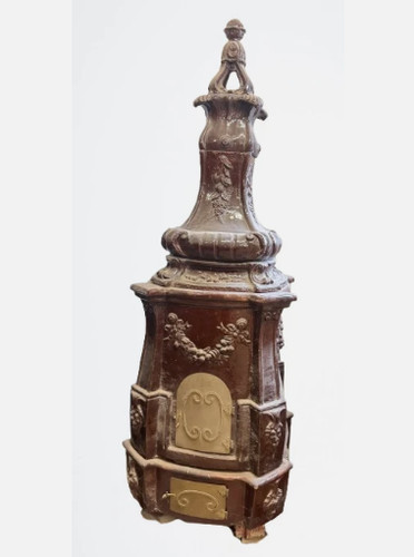 Poêle faïence baroque - en,