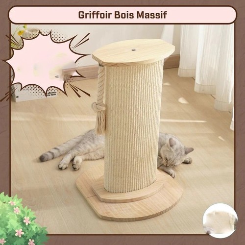 Griffoir pour chat bois - chat,