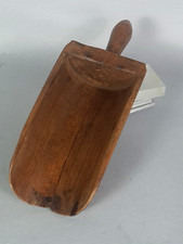 Ancienne pelle à graines bois