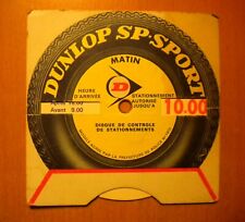 Dunlop SP-SPORT, parking disc, tire, tire