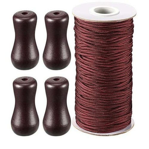 Cordon marron 50m 8mm - cordon,
