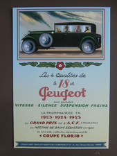 Carte Postale Publicitaire - LES FILS DE PEUGEOT FRERES - BEAULIEU-VALENTIGNEY