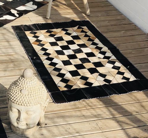 Tapis peau vache - tapis,